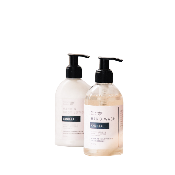 Vanilla Hand Wash & Lotion Set