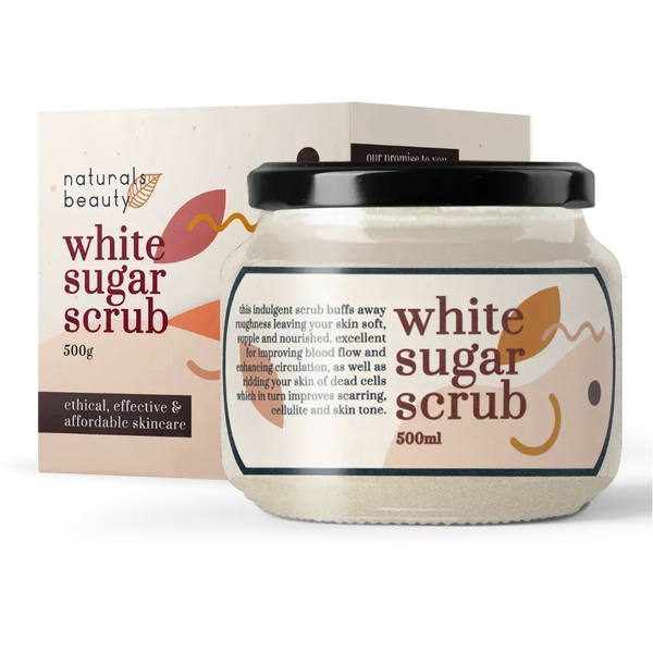 White Sugar Scrub - Naturals Beauty SA
