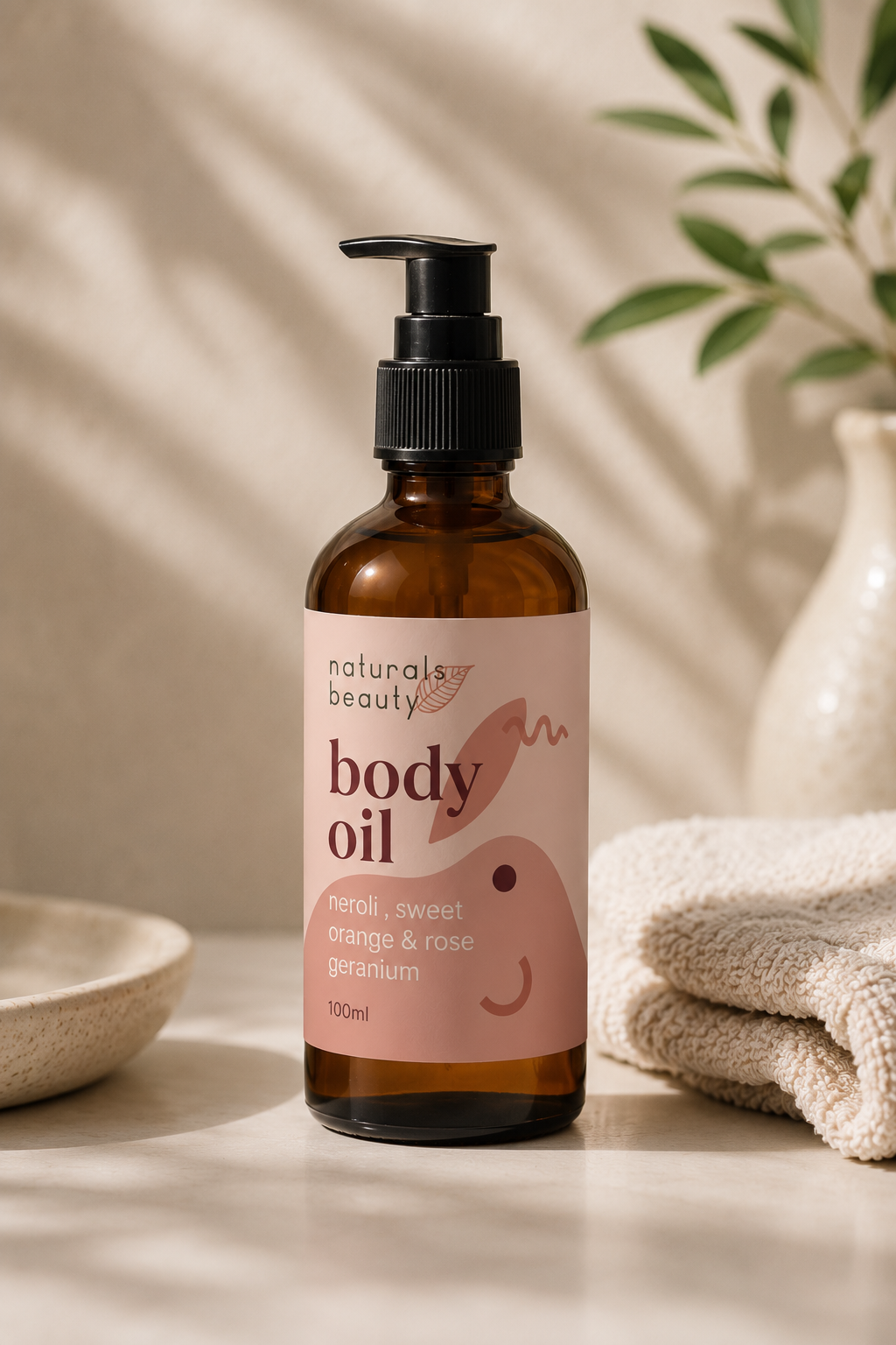 Nourishing Botanical Body Oil for Dry & Dehydrated Skin