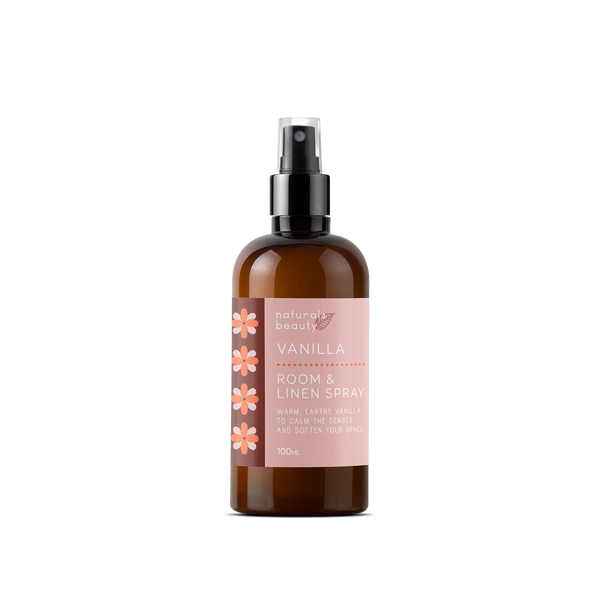 Comforting Vanilla Room & Linen Spray for Warmth & Emotional Stability