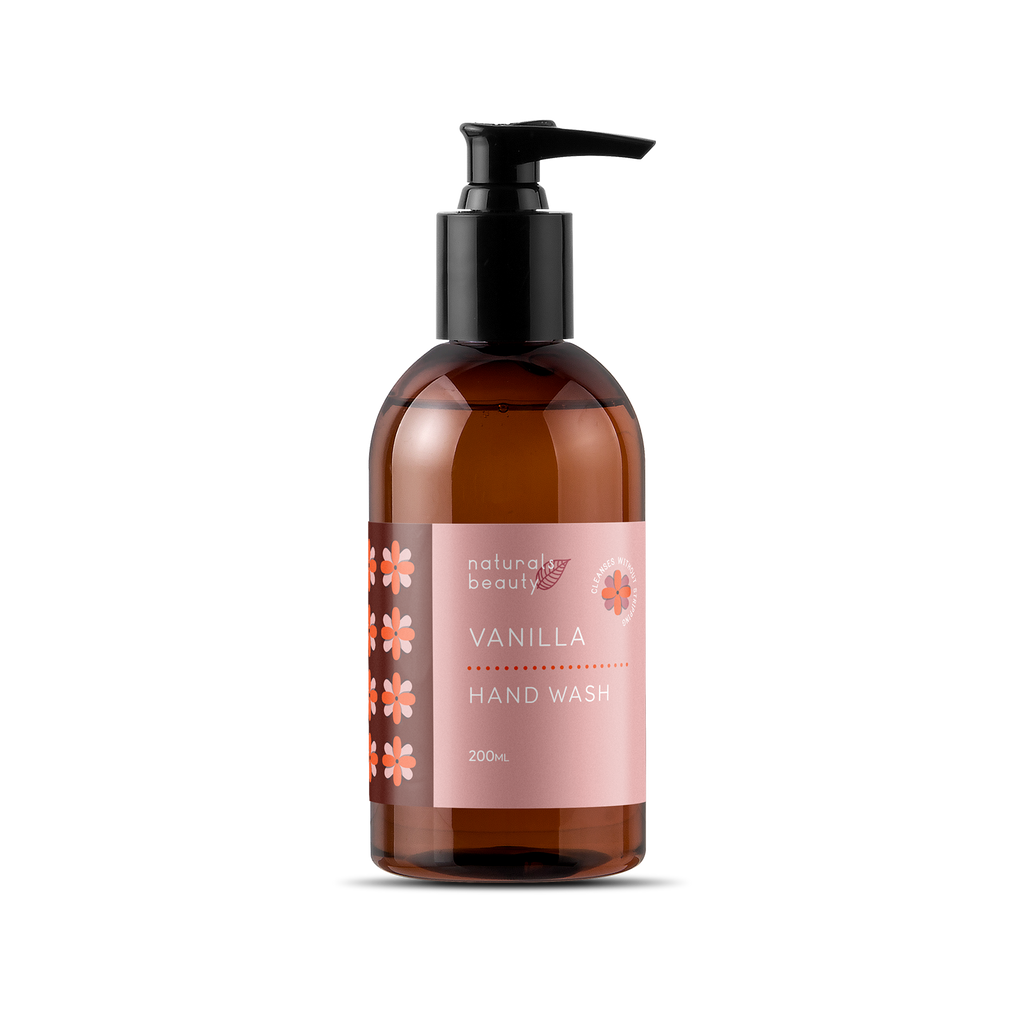 Gentle Moisturising Hand Wash with Natural Vanilla Oil for Dry Hands