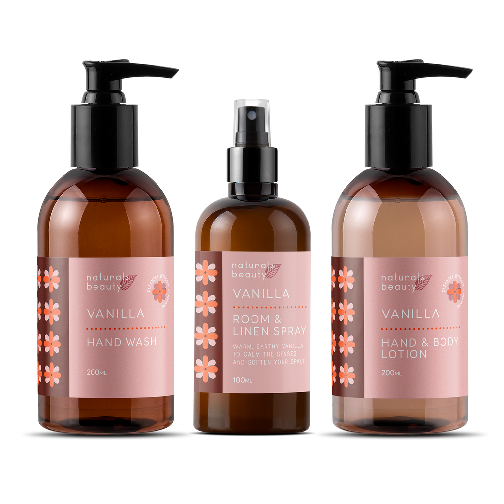 Gentle Moisturising Hand Wash with Natural Vanilla Oil for Dry Hands