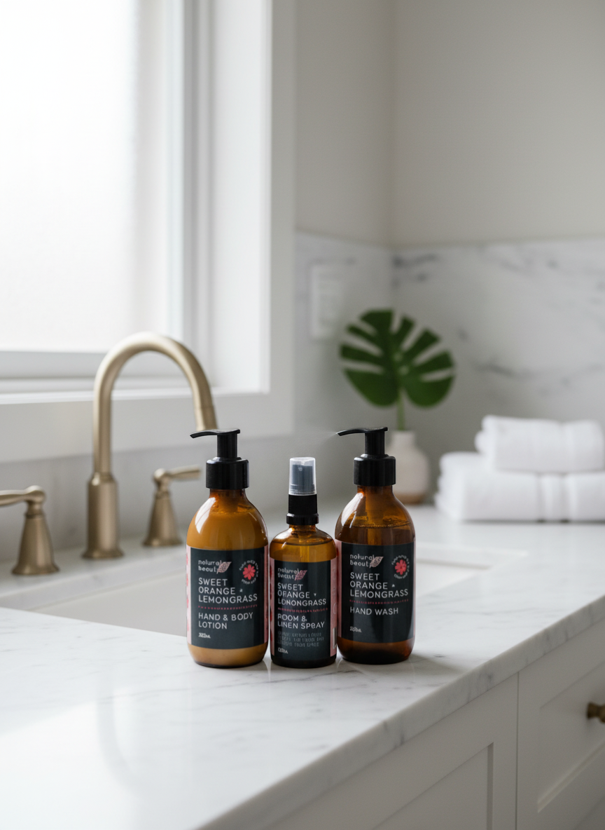 Uplifting Citrus Hand & Body Lotion with Lemongrass for Daily Moisture