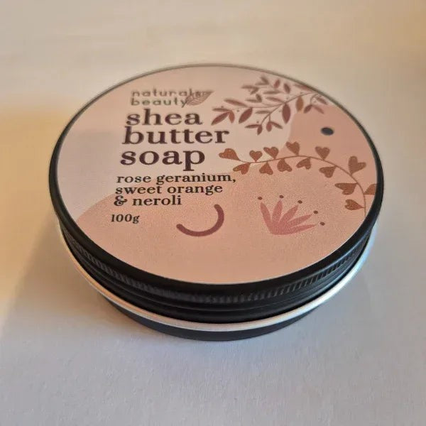 Shea Butter Soap Bar - IN A TIN - Naturals Beauty SA