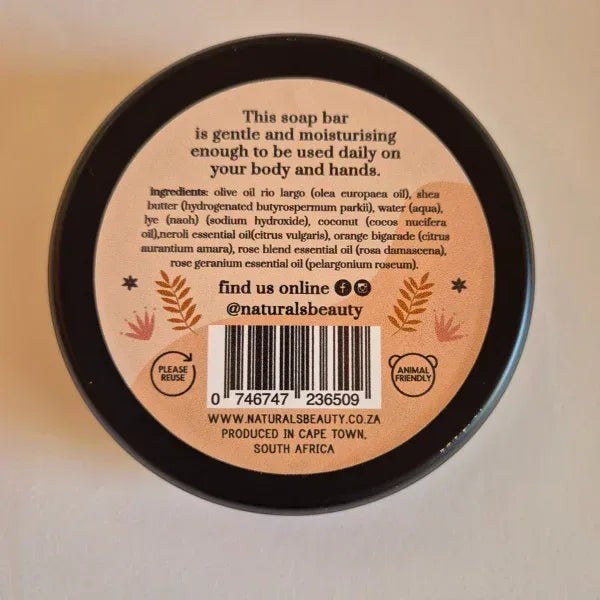 Shea Butter Soap Bar - IN A TIN - Naturals Beauty SA