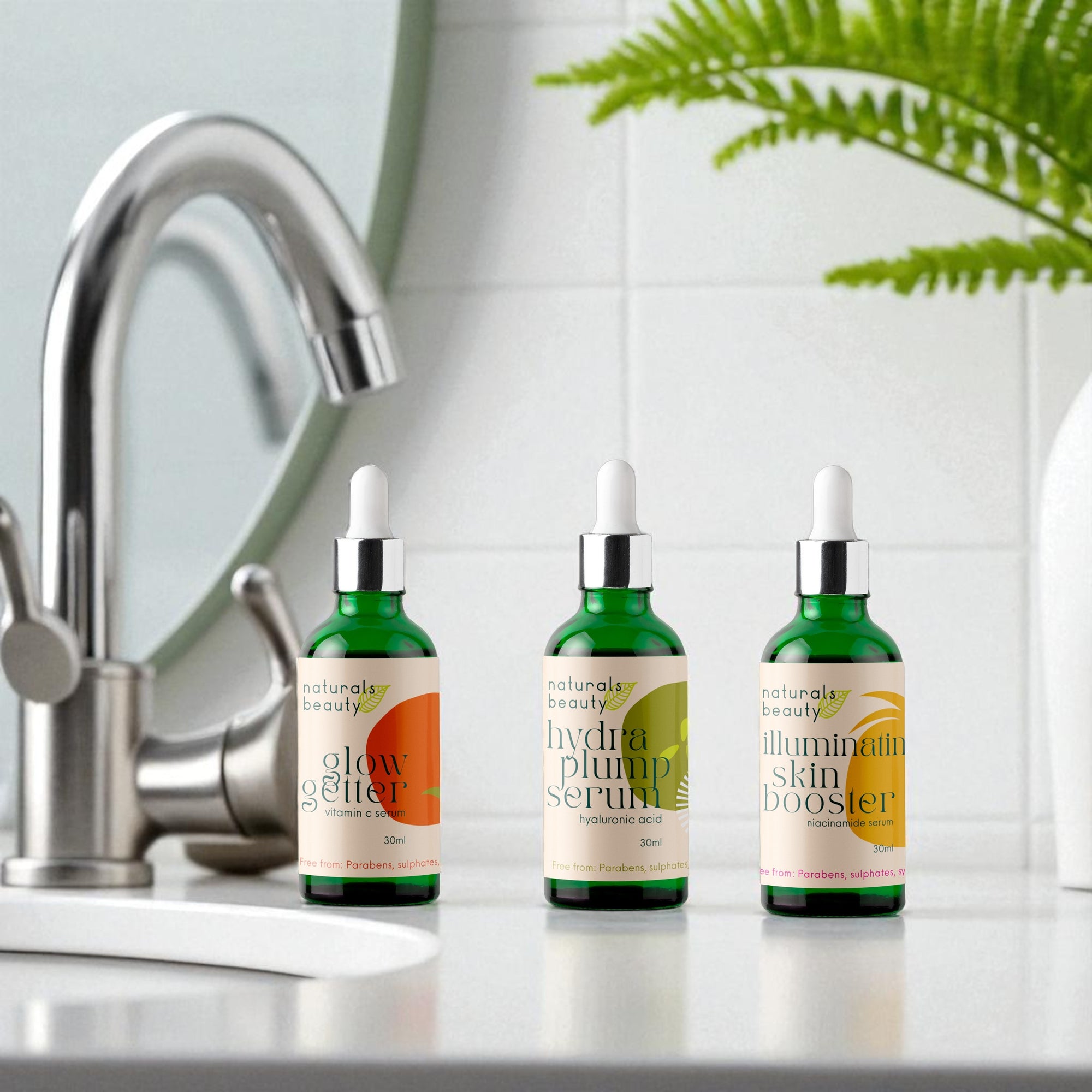 All Three Water Based Serums