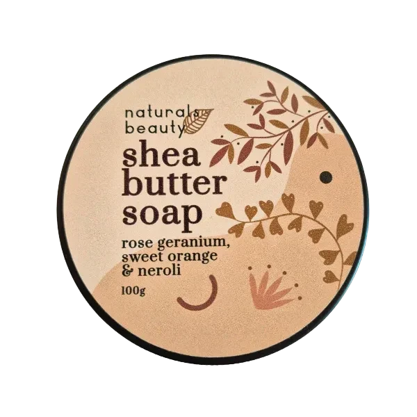 Shea Butter Soap Bar - IN A TIN - Naturals Beauty SA