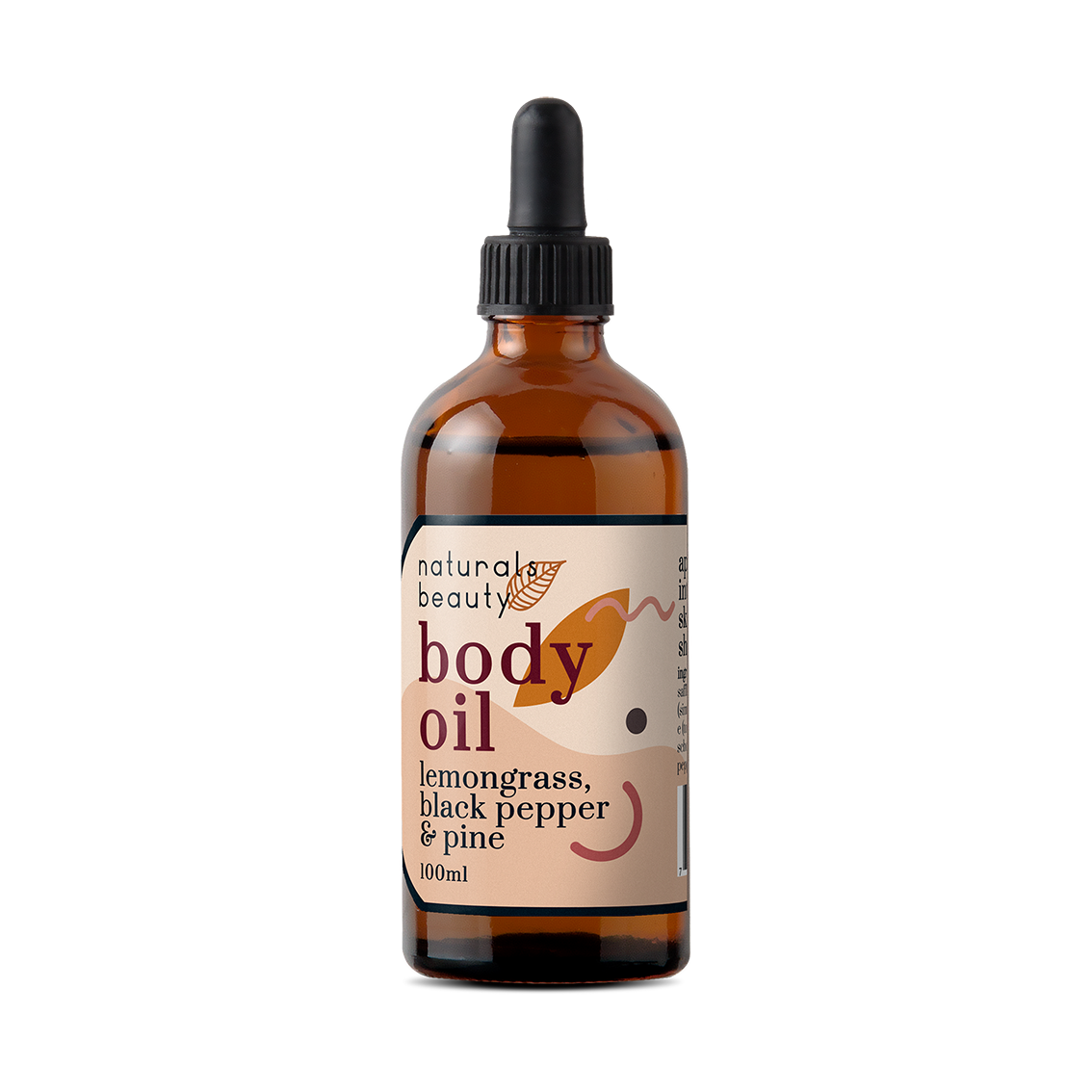 Lemongrass, Black Pepper & Pine Body Oil