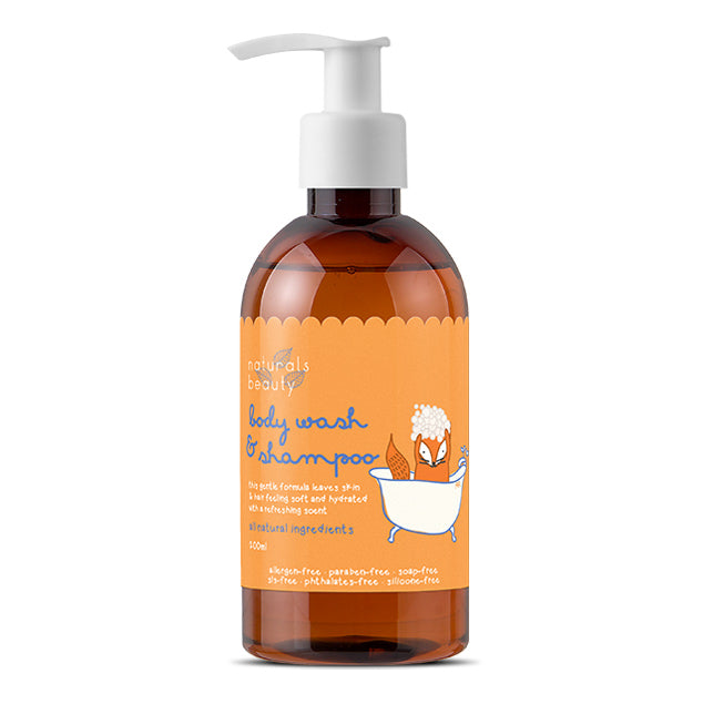 gentle, soothing cleanser for hair and skin, made with chamomile, calendula, and aloe. It’s free from harsh chemicals, leaving your child’s skin soft and hair shiny without irritation.