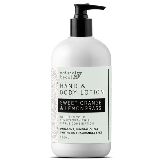 A light natural cream fragranced with sweet orange and lemongrass essential oils. Can be used as hand cream&nbsp;or body lotion.